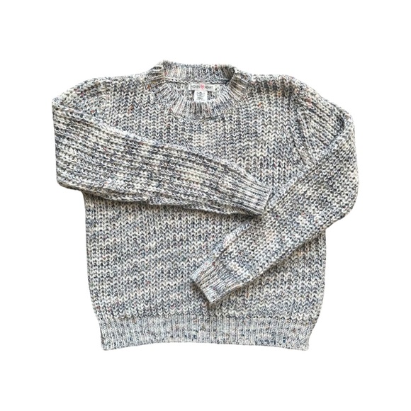 GIRL’S/KIDS WOVEN HEART LONG SLEEVE KNITTED SWEATER / SIZE XL - Picture 2 of 7